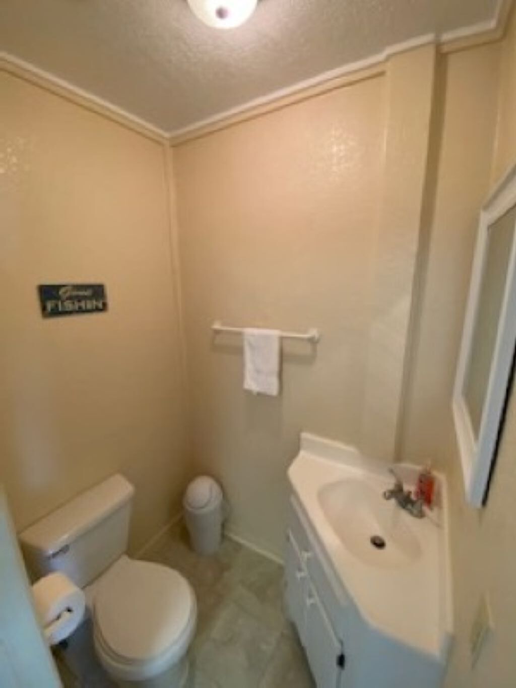 Towels, soap, toilet paper