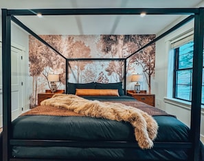 2 chambres, fer et planche à repasser, lit de bébé portatif, Wi-Fi