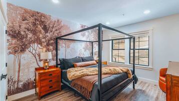 2 slaapkamers, een strijkplank/strijkijzer, reisbedje, wifi