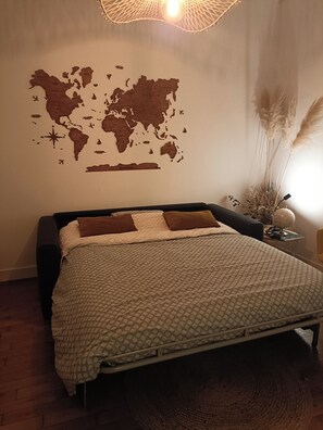 2 bedrooms, desk, iron/ironing board, travel cot - Appartement T3 Refait à Neuf Calme et Centrale, Parking Privé, 5min de la Gare (Tours)