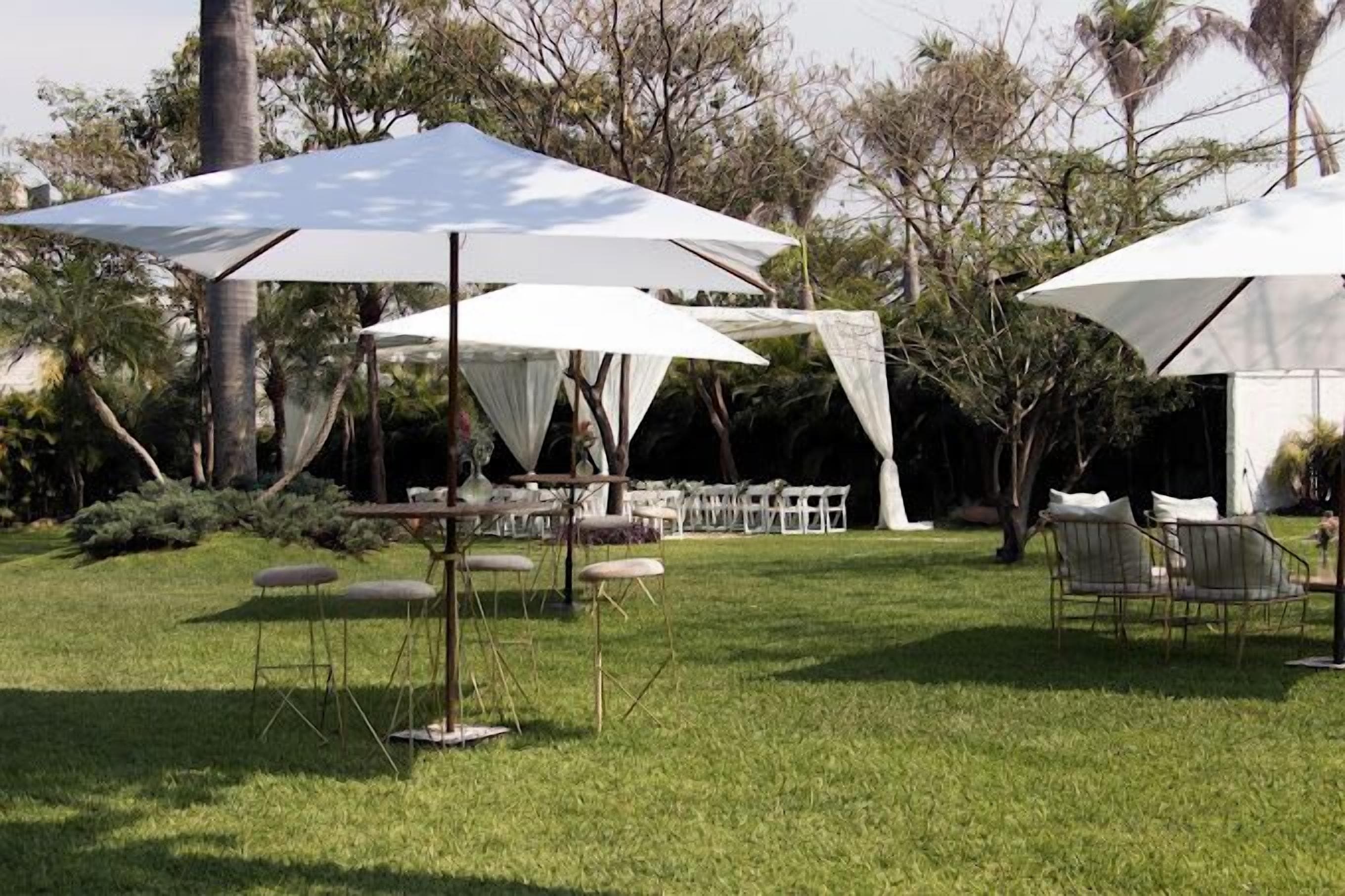 Área para banquetes al aire libre