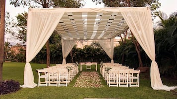 Espace banquet en plein air