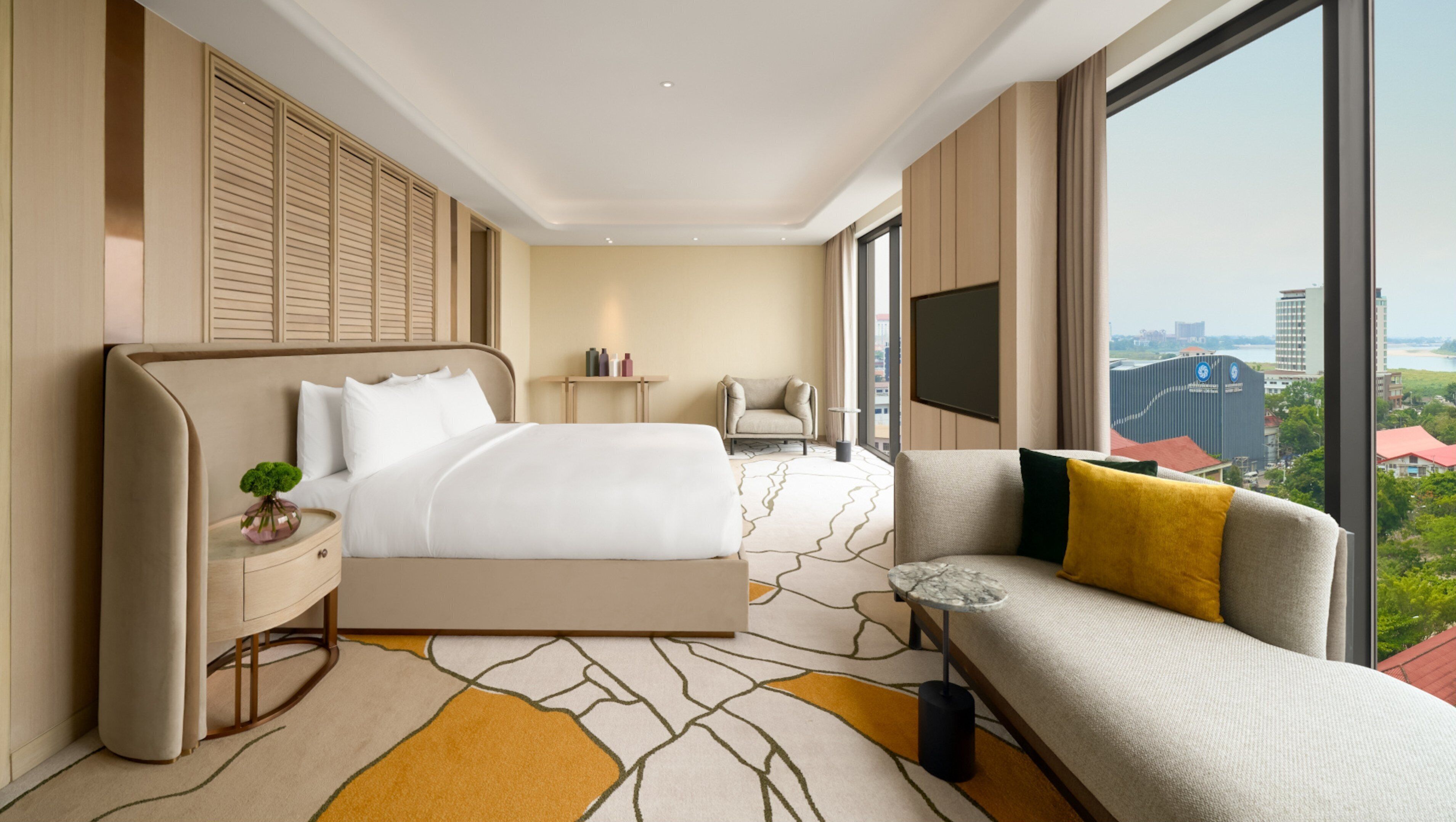 Suite, 1 Bedroom, Kitchenette (High Floor, Mekong View) | Premium bedding, minibar, in-room safe, desk