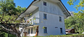Apartment Luka at SoÄa & Koritnica confluence