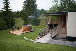 Baignoire à remous extérieure