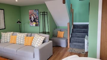 Kabin | Area keluarga | TV dan perapian