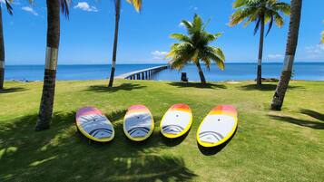 Sun loungers, beach towels