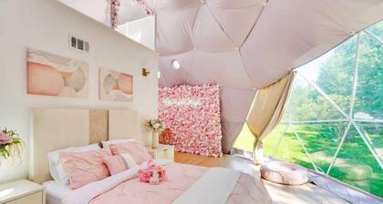 Rosé All Day Geodome - Unique Escapes "Rosé All Day" Dog Friendly Geodome