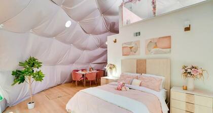 Rosé All Day Geodome - Unique Escapes "Rosé All Day" Dog Friendly Geodome