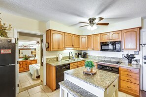 Cookware/dishes/utensils, dining tables - Base Village Condo w/ Views! Steps to Lifts, Dining & Creek (Beech Mountain)