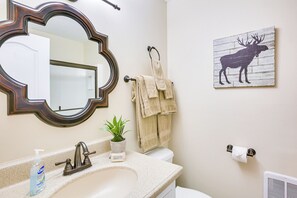 Assecador de cabells, tovalloles, sabó i xampú