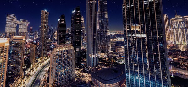 2 bedrooms, in-room safe, individually furnished, desk - Spectacular Burj Khalifa View Dubai Mall (Dubai)
