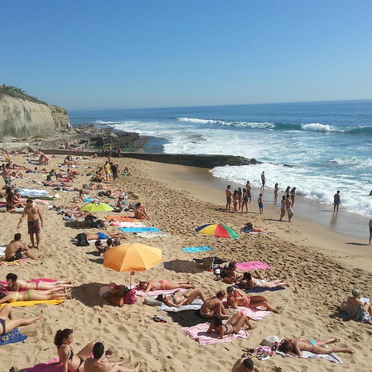Perto da praia, toalhas de praia 