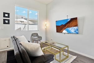 House, Patio | Living area | Flat-screen TV