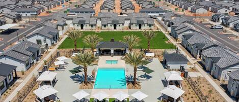 منظر من الجو على ارتفاع عالٍ