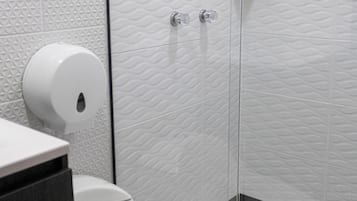 Towels, soap, toilet paper