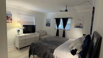 2 chambres, bureau, Wi-Fi, draps fournis