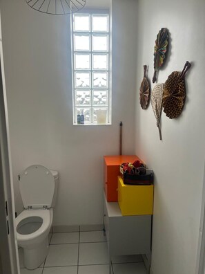 Towels, soap, toilet paper