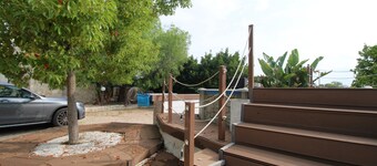 Residential complex with swimming pool