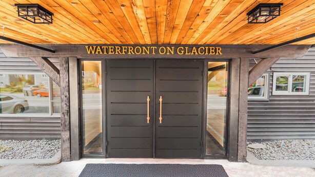 Unclassified image, 1 of 102, button - Waterfront on Glacier (Juneau)