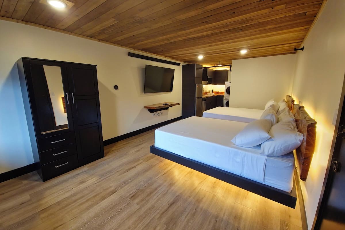 Deluxe Double Room, Partial Sea View | Premium bedding, memory foam beds, in-room safe, desk