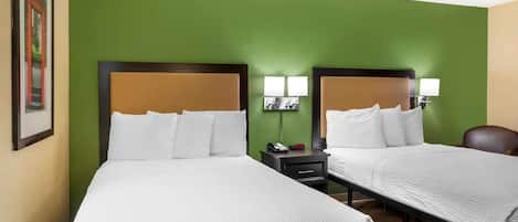 Studio, 2 Tempat Tidur Double | Setrika/meja setrika dan Wi-Fi gratis