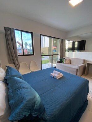 Apartment, Ground Floor | 1 bedroom, Egyptian cotton sheets, premium bedding, pillowtop beds - Flats Mana Beach Experience - Muro alto (Ipojuca)