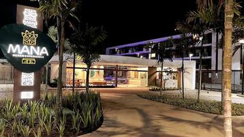 Front of property - evening/night