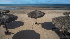 On the beach