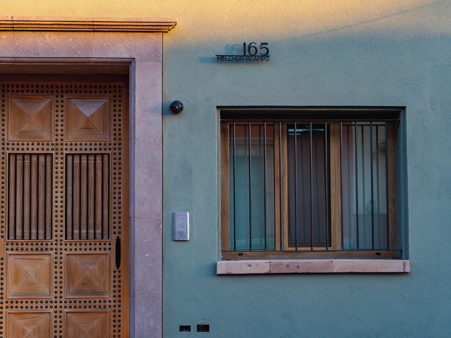 Fassade der Unterkunft