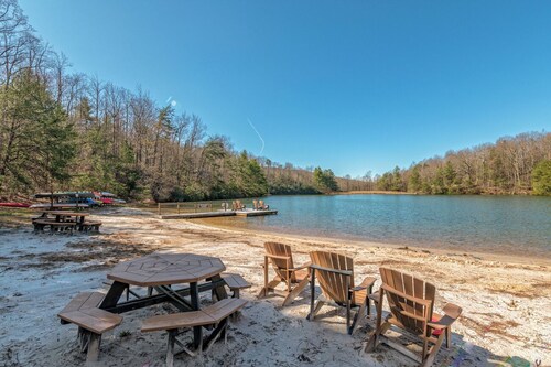 Mountain Music | Pet-Friendly Home with Lake Access and Game Room