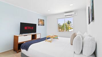 1 habitación, tabla de planchar con plancha y wifi