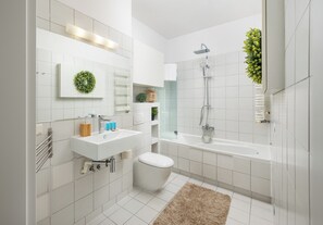 Hair dryer, towels