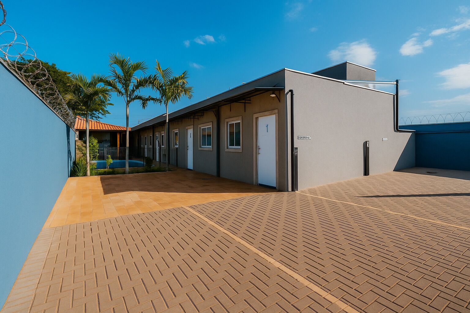 Fachada da propriedade