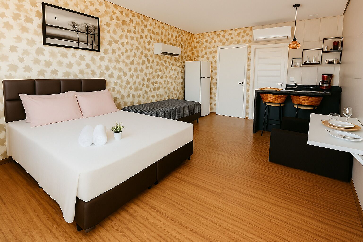 Ropa de cama hipoalergénica, minibar y decoración personalizada 
