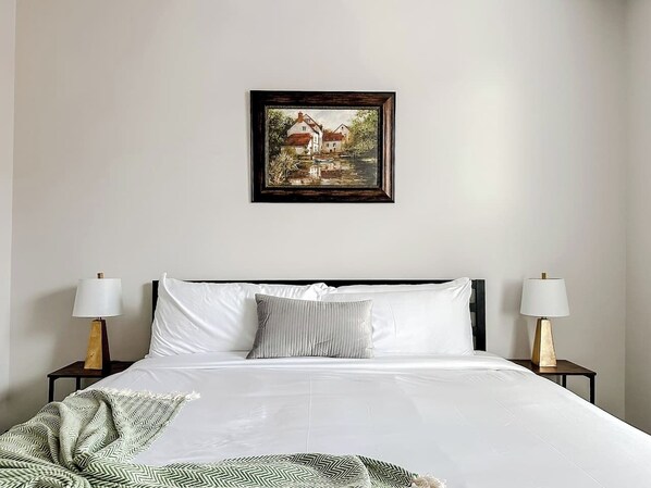 Desk, iron/ironing board, free WiFi, bed sheets