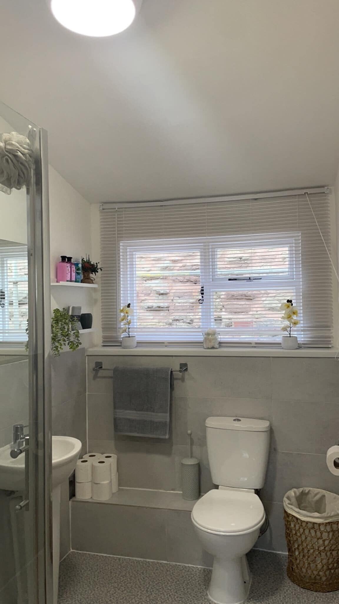 Shower, towels