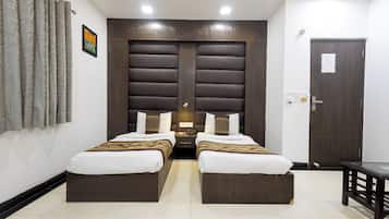 Quarto casal luxo | 1 quarto, roupas de cama premium