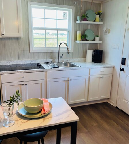 A  beautiful tiny house with everything you can think 