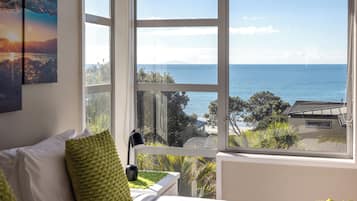 Apartamento Confort, vistas al mar | 2 dormitorios, sábanas de algodón egipcio, ropa de cama de alta calidad