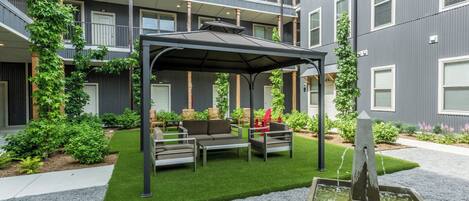 Overnattingsstedets uteområder