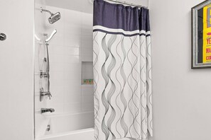 Hair dryer, shampoo
