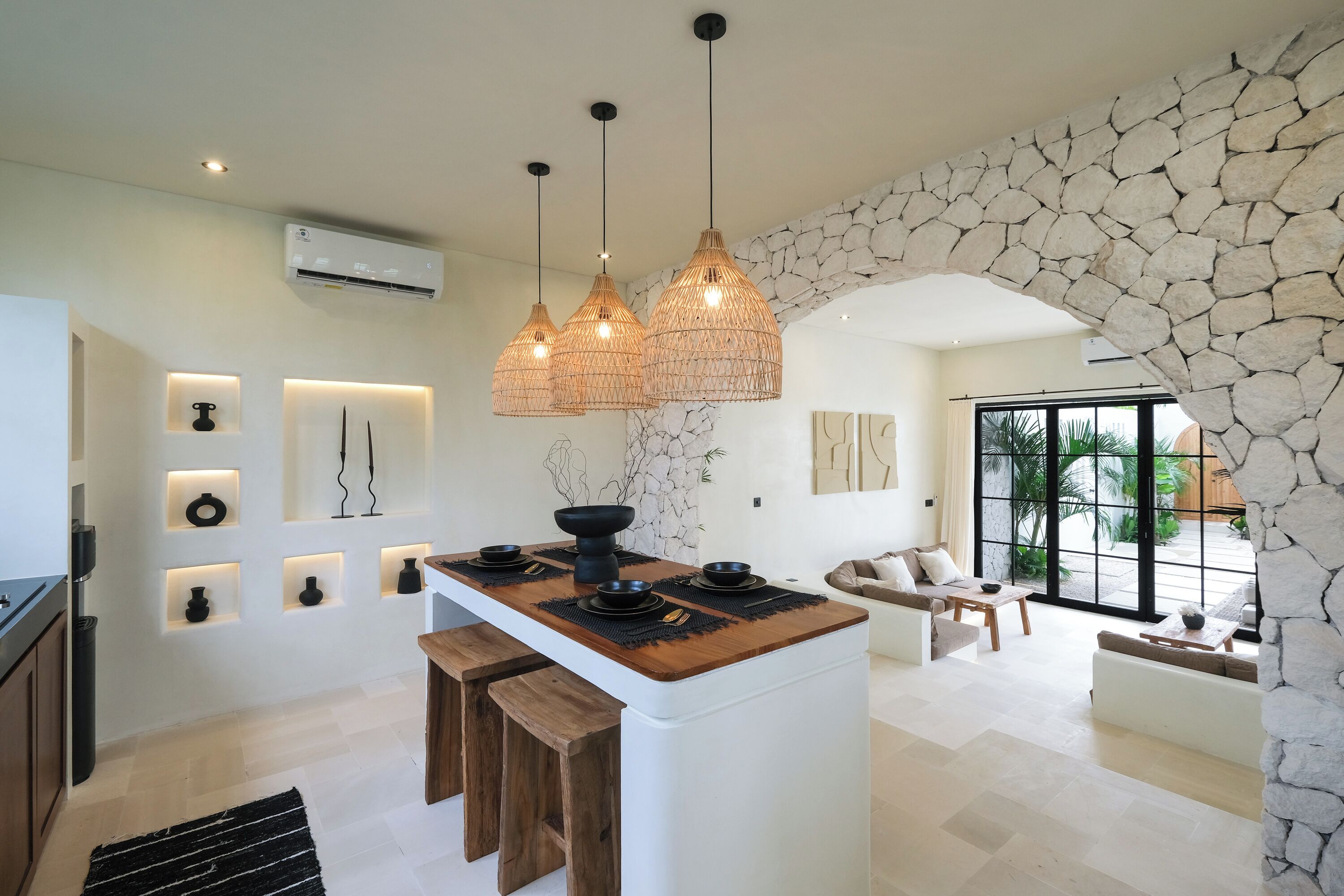 Luxury Villa | Private kitchen | Fridge, stovetop, cookware/dishes/utensils, cleaning supplies