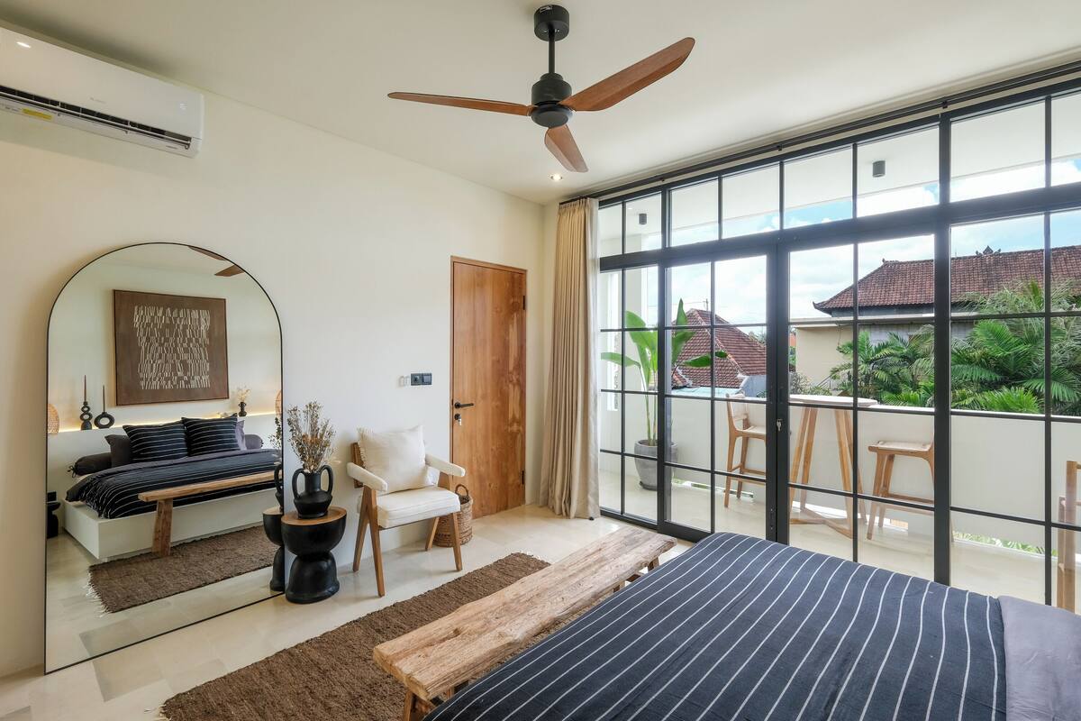 Vila Premium | 2 kamar tidur, seprai katun Mesir, dan seprai premium
