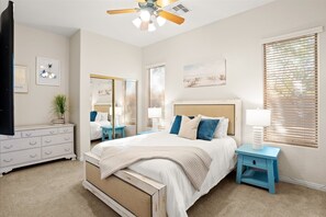 6 多间卧室、办公桌、熨斗/熨衣板、旅行婴儿床