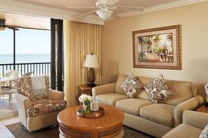 TV, DVD player, stereo