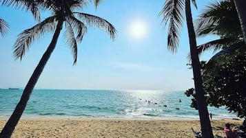Vue sur la plage/l’océan