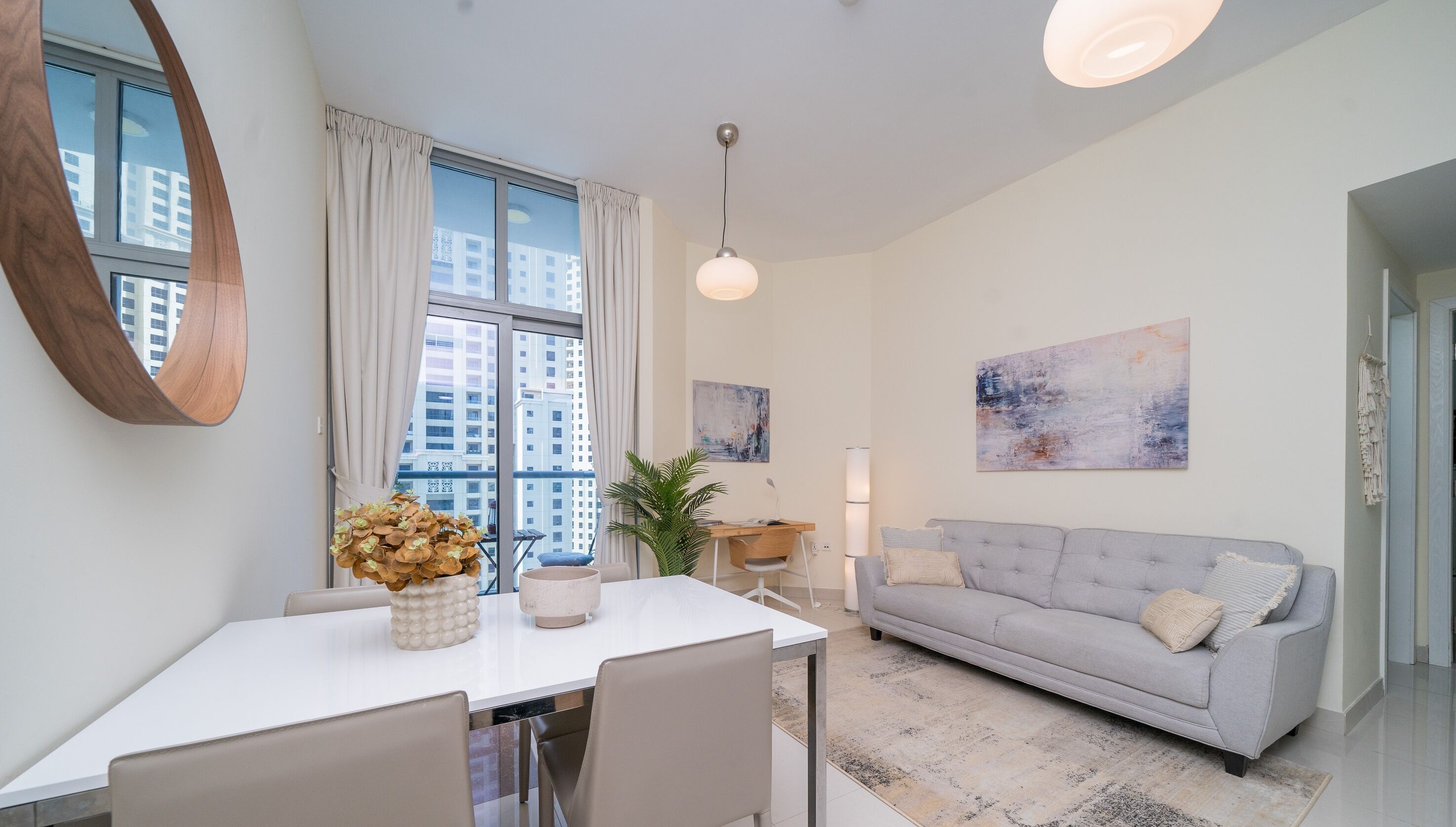 Leilighet – deluxe, utsikt mot marina | Utsikt fra balkong