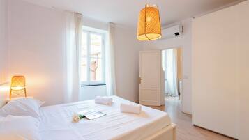 Family Apartment, Multiple Bedrooms (Cozy Maria Apartment in Portofino) | 2 bedrooms, iron/ironing board, WiFi, bed sheets