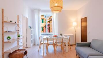 Family Apartment, Multiple Bedrooms (Cozy Maria Apartment in Portofino) | Living area | TV